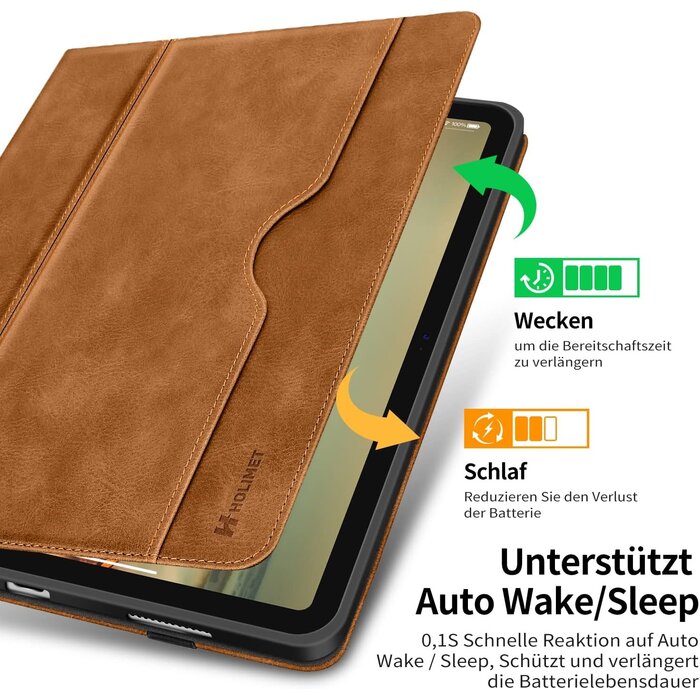 Schutzhülle für iPad 10. Gen. 10,9 Zoll Braun - bis zu 58% reduziert