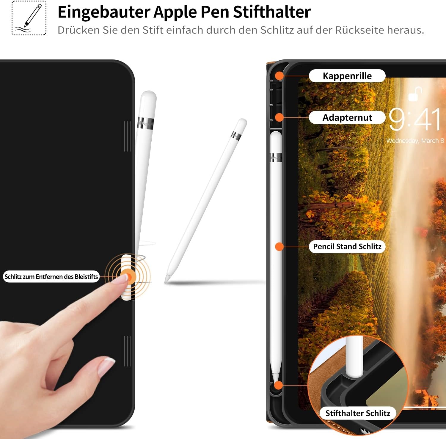 Schutzhülle für iPad 10. Gen. 10,9 Zoll Braun - bis zu 58% reduziert
