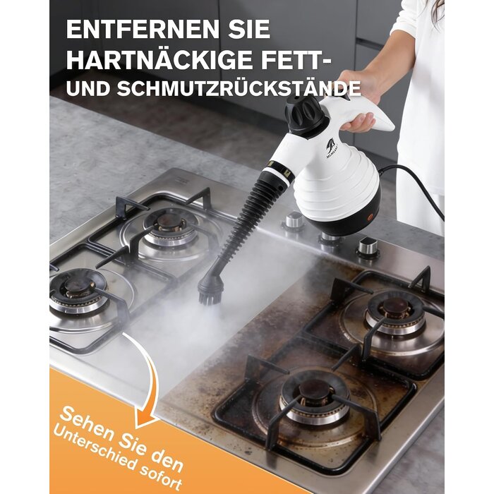 Tragbarer Dampfreiniger inkl. Zubehör | Bis zu 63 % sparen