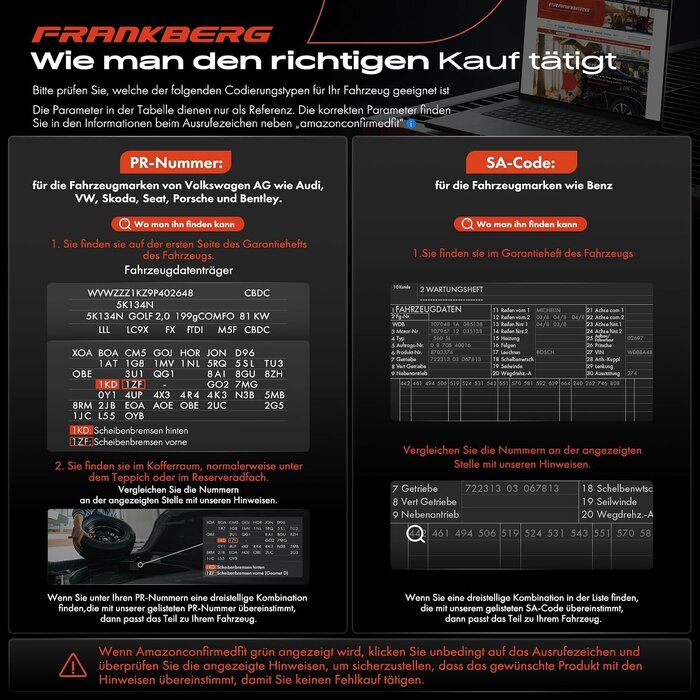 Frankberg Bremssattel Vorderachse links für Mercedes - Outlet bis zu 60% sparen