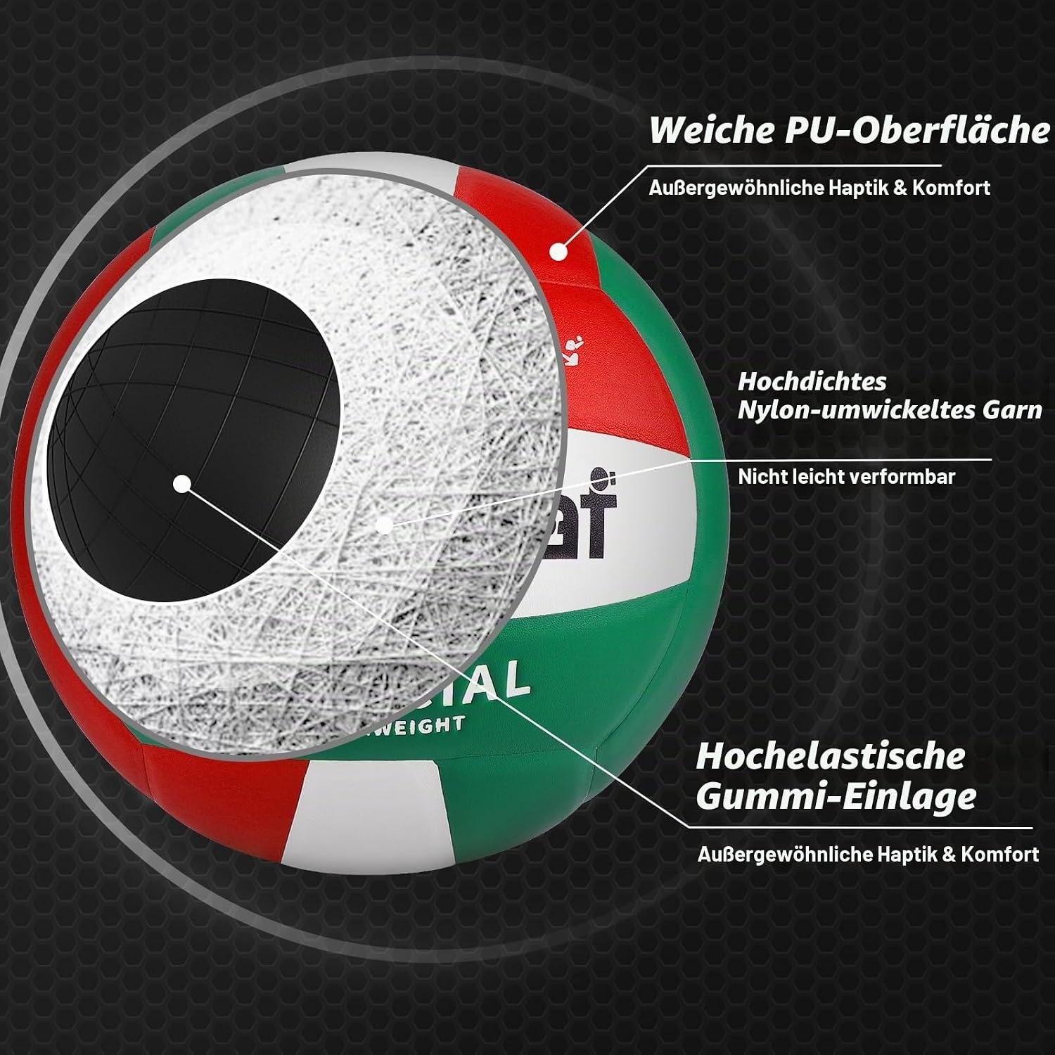 Volleyball Soft Touch Größe 5 - Robust & Anfängerfreundlich - bis zu 58% Rabatt