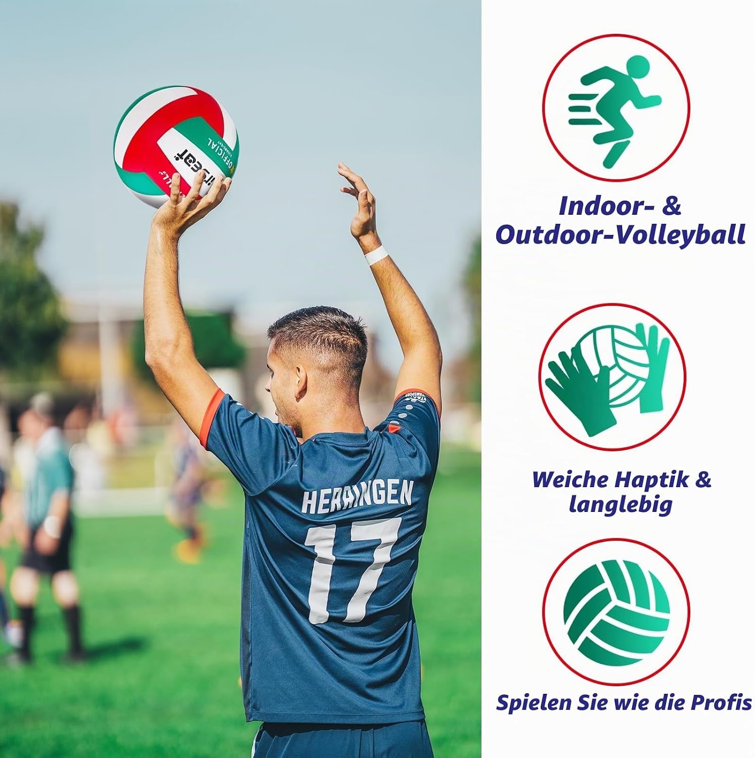 Volleyball Soft Touch Größe 5 - Robust & Anfängerfreundlich - bis zu 58% Rabatt