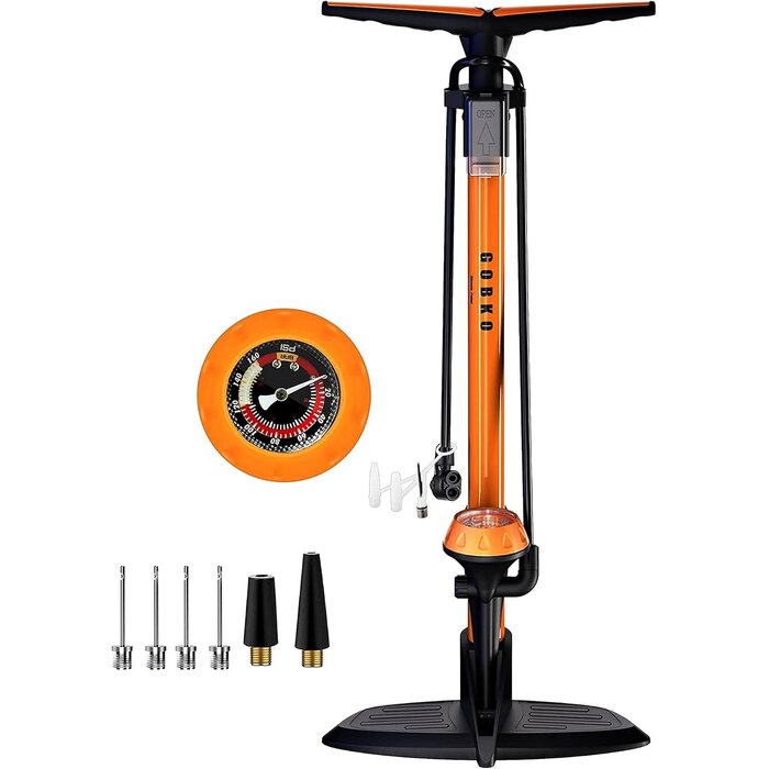 Robuste Stand-Fahrradpumpe bis zu 11 Bar - Jetzt bis zu 59% sparen!
