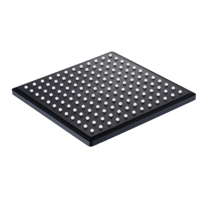 Regenduschset Schwarz 20x20 cm Anti-Kalk - Jetzt bis zu 25% günstiger