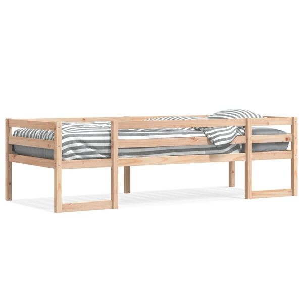 Vidaxl Massivholz Kinderbett 80x200 cm mit Rausfallschutz - Outlet bis zu 35% Rabatt