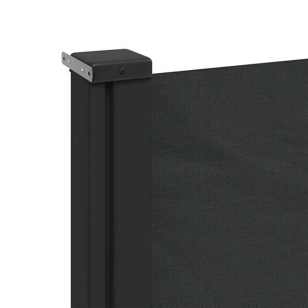Vidaxl Seitenmarkise 140x600 cm Schwarz - Sichtschutz ausziehbar - bis zu 34% sparen