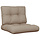 Palettenkissen-Set, 2-teilig, 50x50 cm, taupe - bis zu 33% reduziert