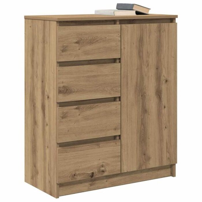 Vidaxl Sideboard in Artisan-Eiche mit 4 Schubladen - jetzt bis zu 35 % Rabatt