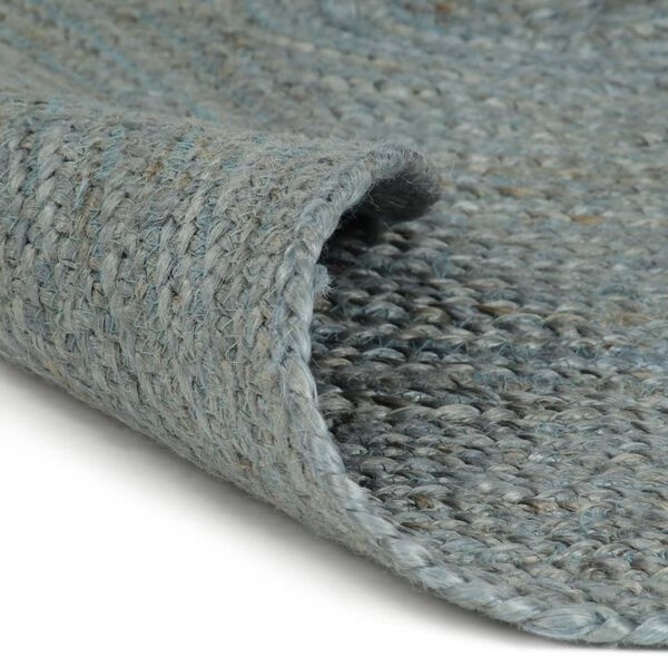 Vidaxl Runder Jute-Teppich 180cm, Olivgrün - Handgeflochten - bis zu 34% sparen