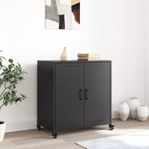 Vidaxl Industrie Sideboard Schwarz 68x39x72 cm - Jetzt bis zu 35% Rabatt sparen