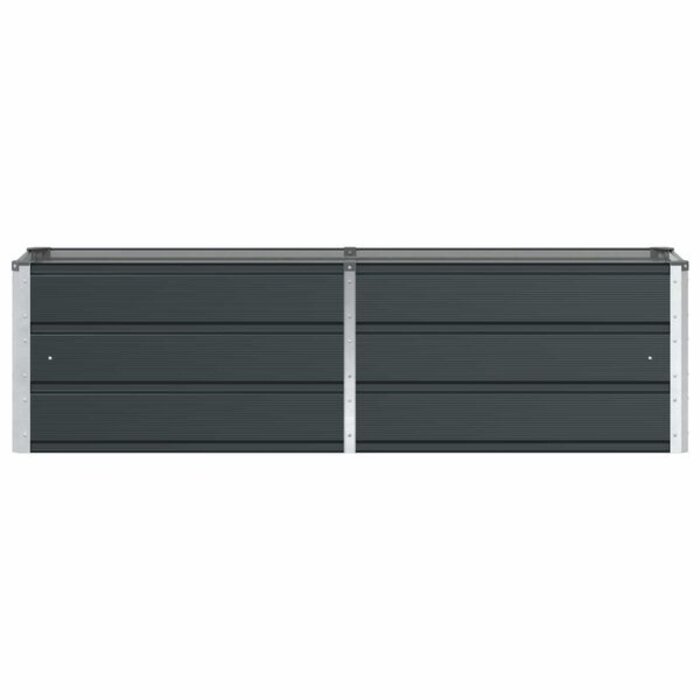 Vidaxl Design Pflanzkübel Stahl Anthrazit 160x40x45cm - bis zu 34% sparen