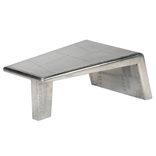 Vidaxl Aviator Couchtisch im Vintage-Design, Aluminium - bis zu 35% Rabatt