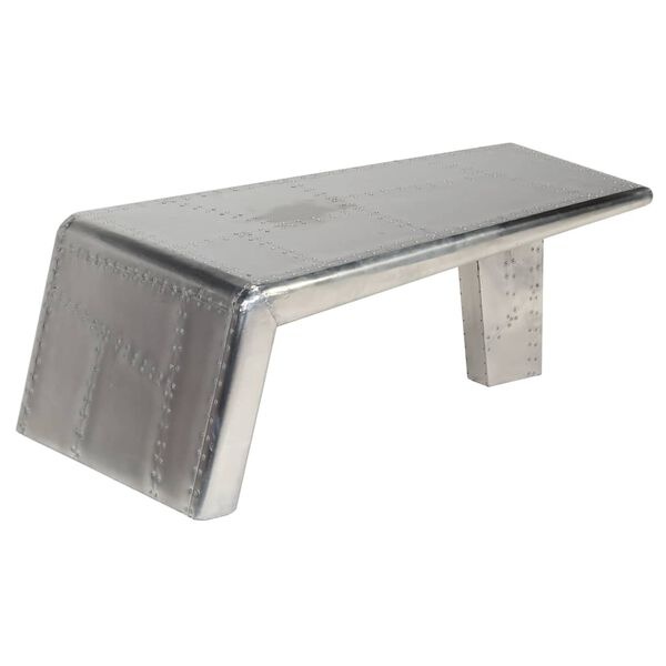 Vidaxl Aviator Couchtisch im Vintage-Design, Aluminium - bis zu 35% Rabatt