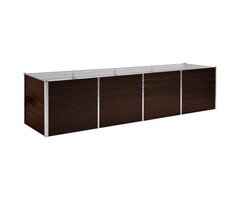 Vidaxl Großes Hochbeet 320x80x77 cm verzinkter Stahl - bis zu 41% Rabatt