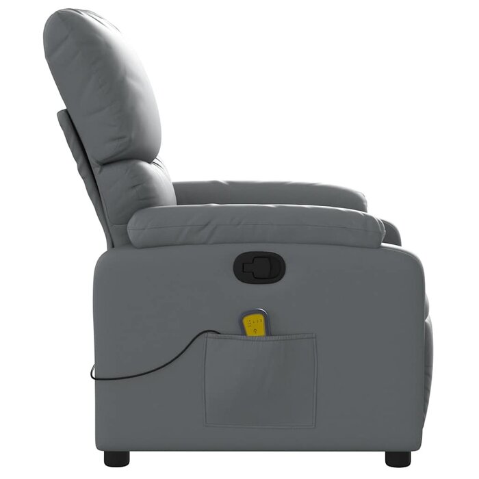 Vidaxl Eleganter Massagesessel in Grau - Verstellbar - bis zu 35 % Rabatt
