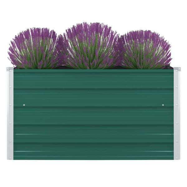 Vidaxl Hochbeet 100x100x45 cm aus verzinktem Stahl, grün - bis zu 33% reduziert