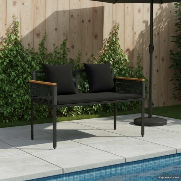 Vidaxl Stilvolle 2-Sitzer Gartenbank aus Polyrattan - Sparen Sie bis zu 34%