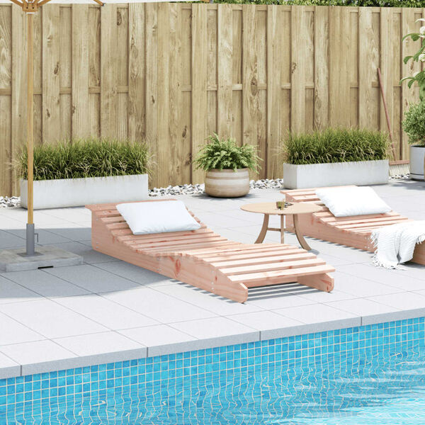 Vidaxl Massivholz-Sonnenliege Douglasie, 205 cm - bis zu 34% Rabatt sparen