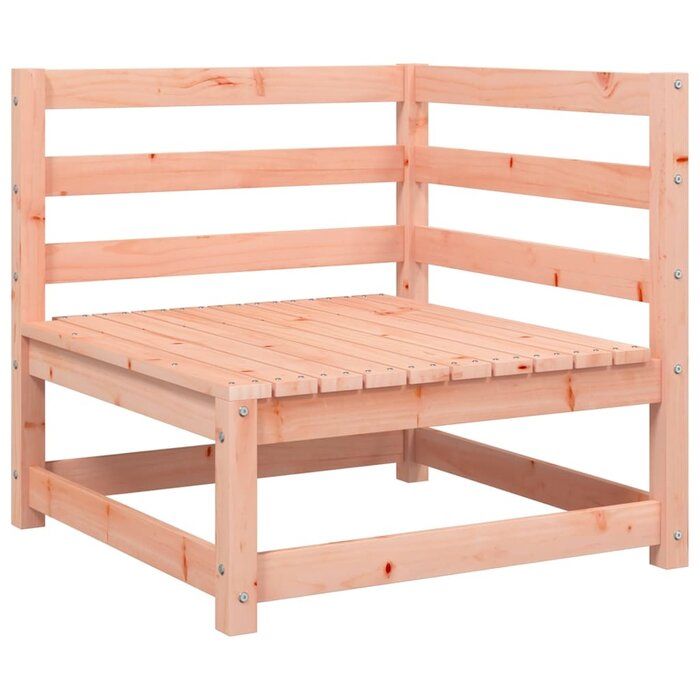 Vidaxl Ecksofa aus massivem Douglasienholz - Gartenlounge mit Kissen - bis zu 34% Rabatt
