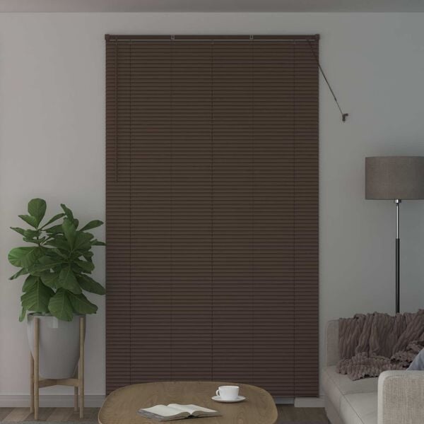 Vidaxl Venetianische Jalousie, dunkelbraun, 213 x 150 cm - jetzt bis zu 33% sparen