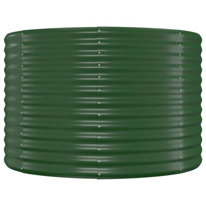 Vidaxl Großes ovales Hochbeet 322x100 cm aus verzinktem Stahl - bis zu 35% sparen