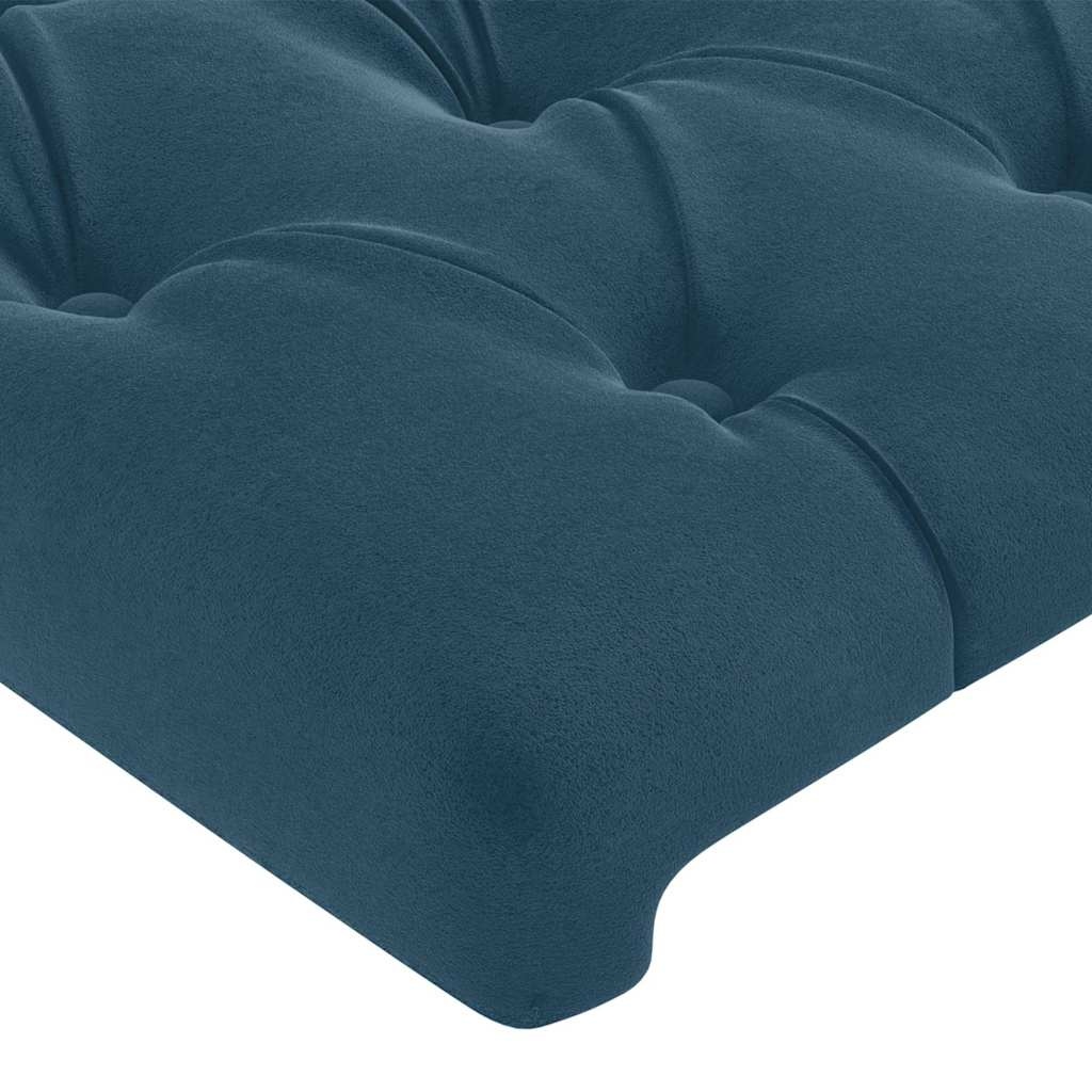 Vidaxl Samt-Bettkopfteil 80x78 cm in Dunkelblau - Bis zu 33% Rabatt