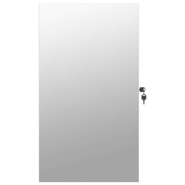 Vidaxl Schmuckschrank mit Spiegel & LED - Wandmontage - Weiß - bis zu 29% Rabatt