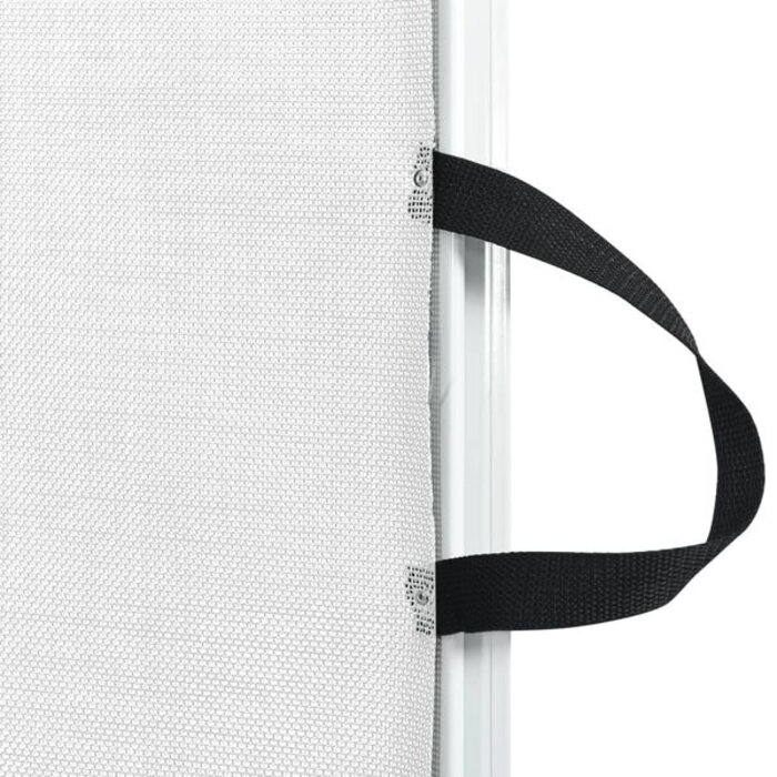 Vidaxl Ausziehbares Haustier-Schutzgitter 117,5x125 cm - Weiß - bis zu 34% sparen
