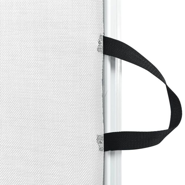 Vidaxl Ausziehbares Haustier-Schutzgitter 117,5x125 cm - Weiß - bis zu 34% sparen