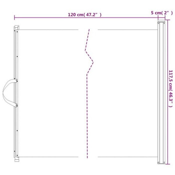 Vidaxl Ausziehbares Haustier-Schutzgitter 117,5x125 cm - Weiß - bis zu 34% sparen
