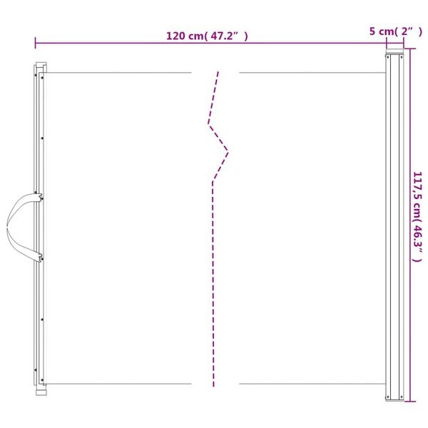 Vidaxl Ausziehbares Haustier-Schutzgitter 117,5x125 cm - Weiß - bis zu 34% sparen