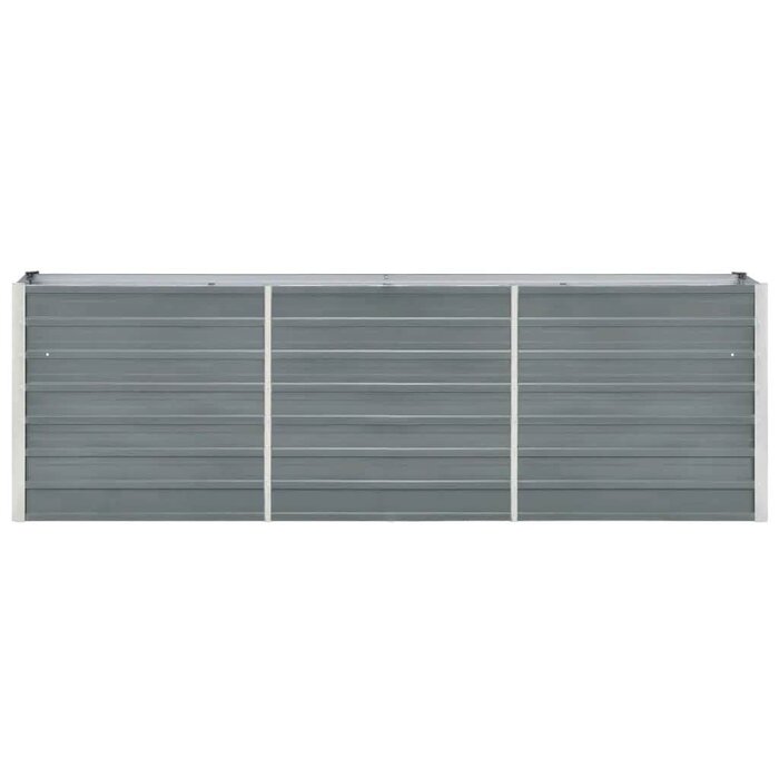 Vidaxl Großes Hochbeet 240x40x77 cm aus verzinktem Stahl - bis zu 33% Rabatt