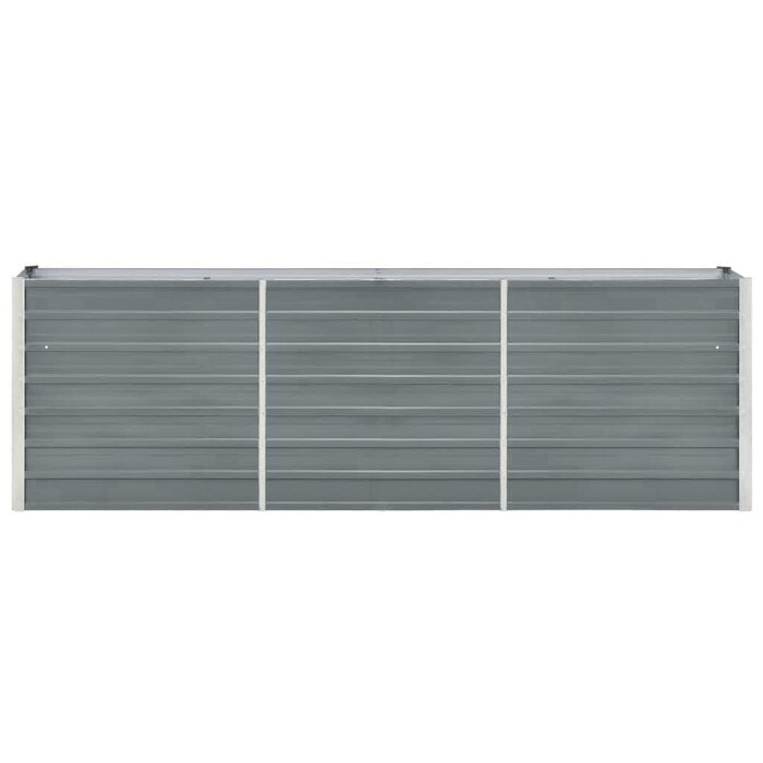 Vidaxl Großes Hochbeet 240x40x77 cm aus verzinktem Stahl - bis zu 33% Rabatt