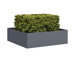Vidaxl Pflanzbeet 100x100x30 cm Anthrazit - Metall-Hochbeet bis zu 43% günstiger