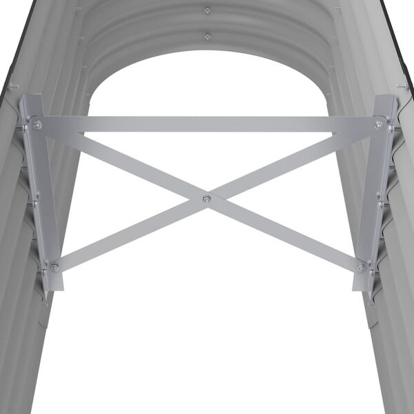 Vidaxl Großer Pflanzkübel aus Stahl 152x40x36cm - Anthrazit - bis zu 34% Rabatt