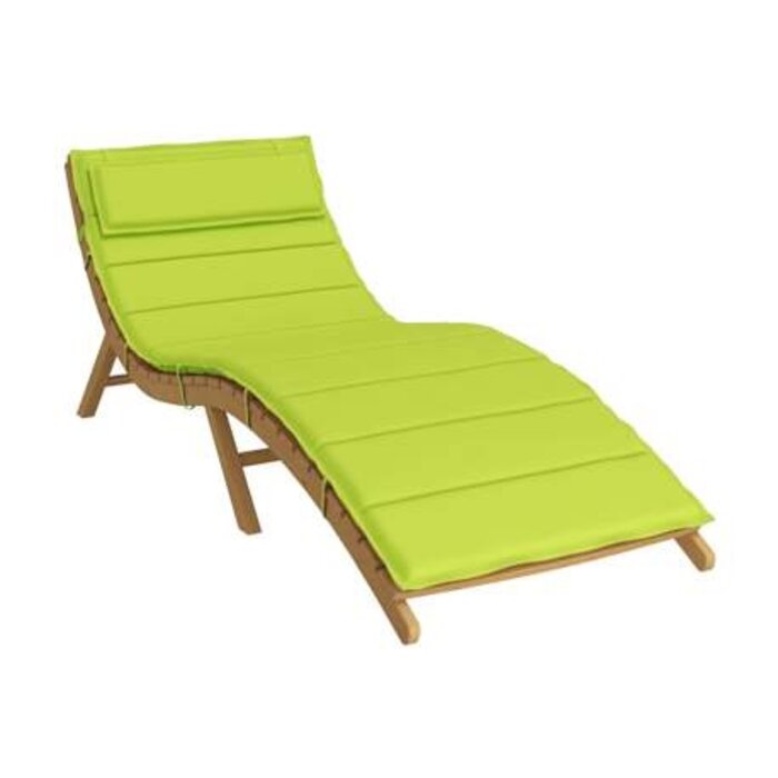 Vidaxl Sonnenliegekissen 180x60cm in Grün - Gemütliche Gartenauflage bis zu 31% sparen