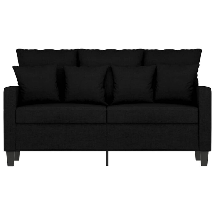 Vidaxl Modernes 2-Sitzer Sofa 120 cm Schwarz - Jetzt bis zu 30% günstiger