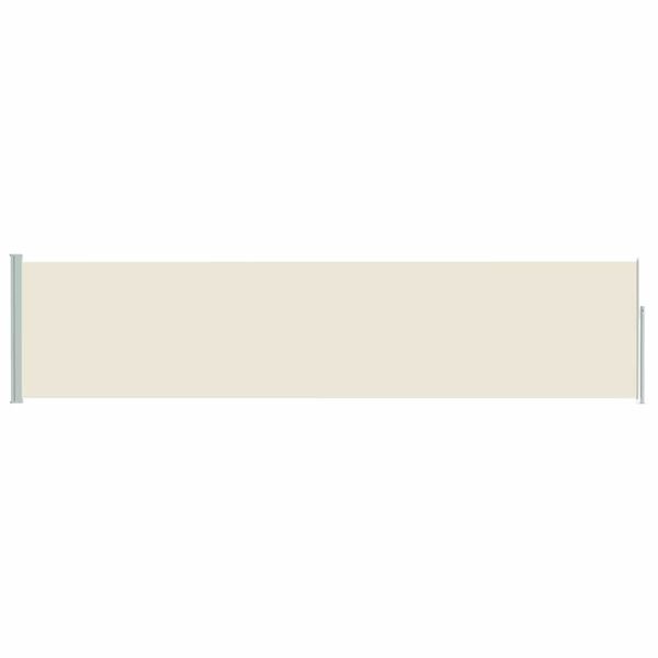 Vidaxl Seitenmarkise 120 x 500 cm Creme - Sichtschutz, bis zu 34% Rabatt