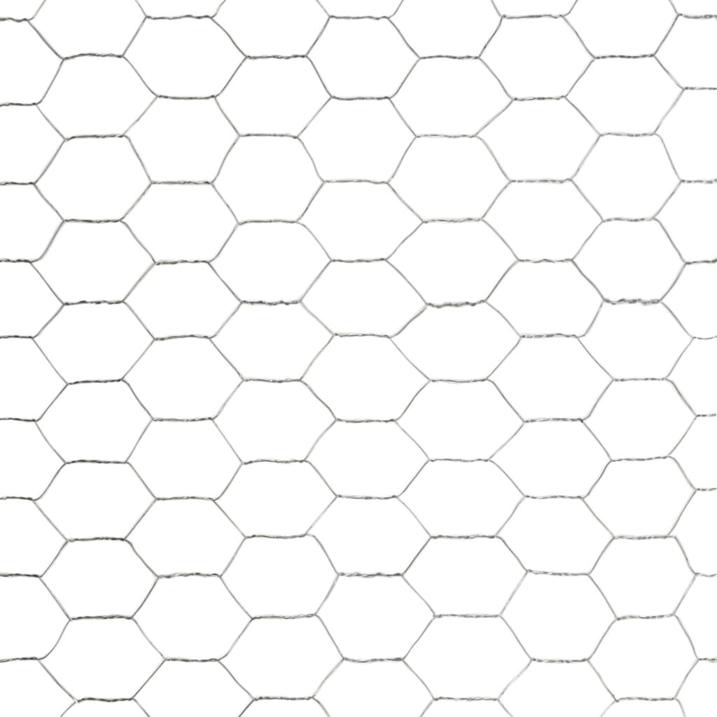 Vidaxl Sechseckgeflecht verzinkt 25 x 1,5 m - Gartennetz bis zu 33% reduziert