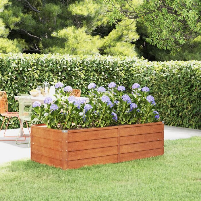 Vidaxl Hochbeet aus Cortenstahl 160x80x45cm - Rostoptik - bis zu 33% reduziert