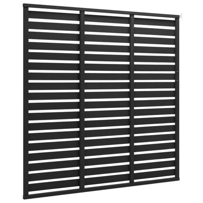 Vidaxl WPC Sichtschutzelement 180x180 cm - Schwarz - bis zu 35% Rabatt