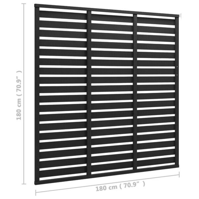 Vidaxl WPC Sichtschutzelement 180x180 cm - Schwarz - bis zu 35% Rabatt
