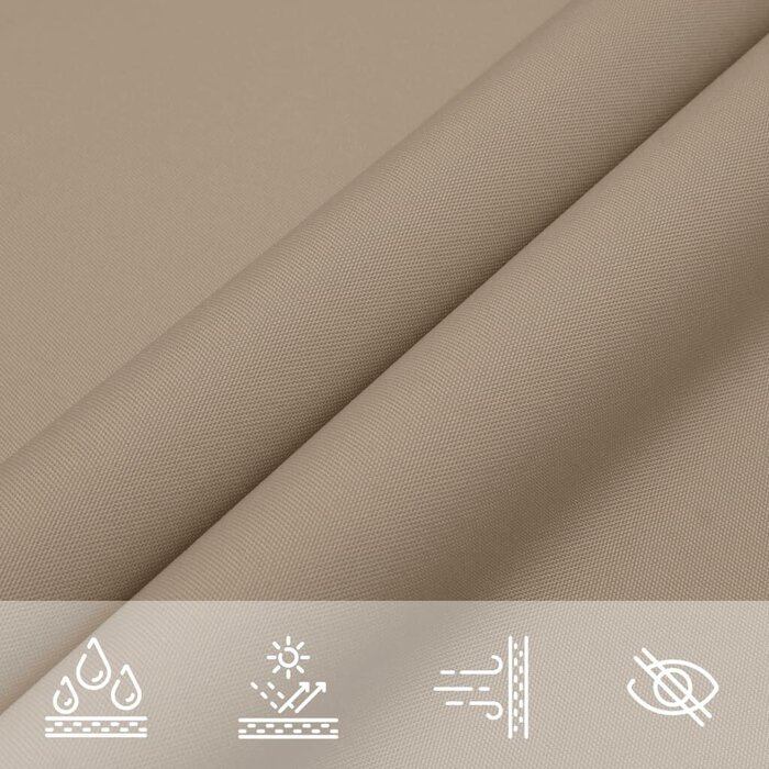 Vidaxl Sonnensegel 3x6 m rechteckig Taupe - bis zu 34% Rabatt auf Rückläufer