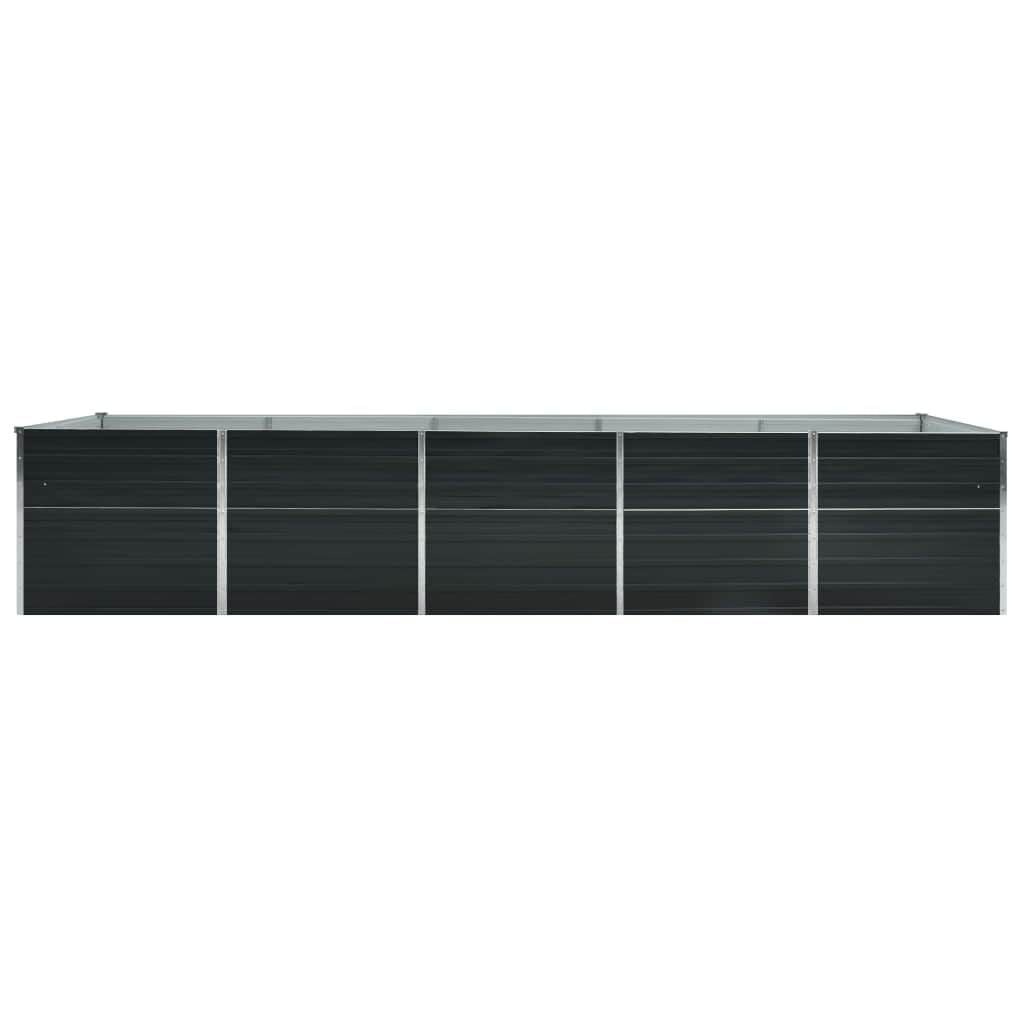 Vidaxl Großes Hochbeet 400x80x77 cm aus verzinktem Stahl - bis zu 35% sparen