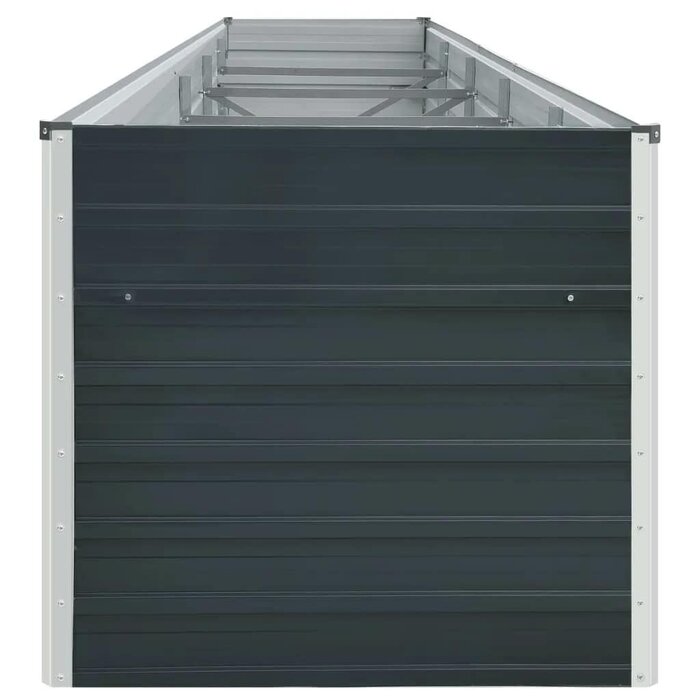 Vidaxl Großes Hochbeet 400x80x77 cm aus verzinktem Stahl - bis zu 35% sparen