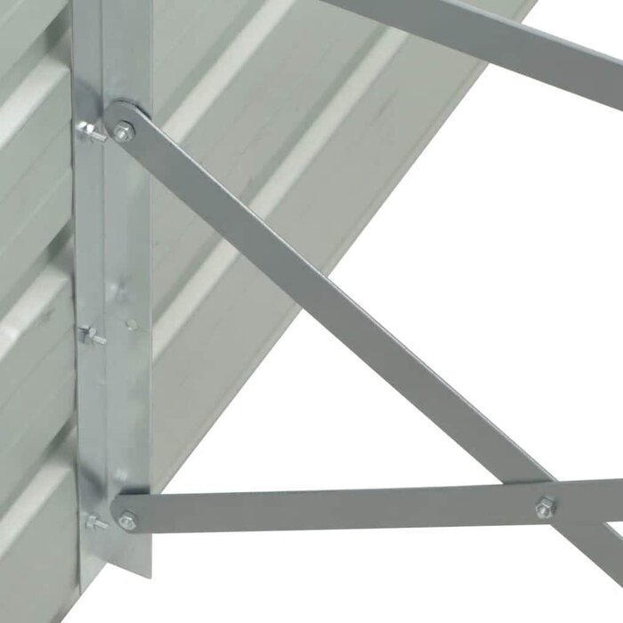 Vidaxl Großes Hochbeet 400x80x77 cm aus verzinktem Stahl - bis zu 35% sparen