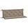 Gartenbankauflagen 2er-Set 150x50x7 cm Taupe - Jetzt bis zu 33% sparen