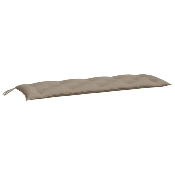 Vidaxl Gartenbankauflagen 2er-Set 150x50x7 cm Taupe - Jetzt bis zu 33% sparen