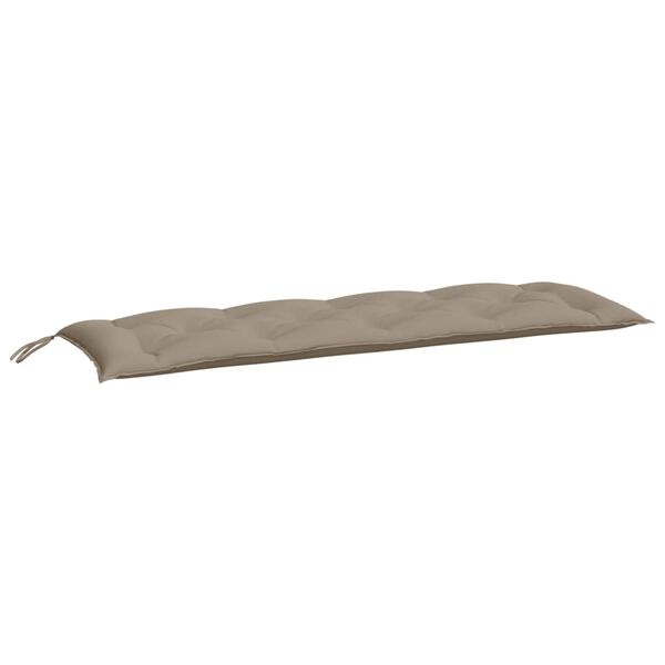 Vidaxl Gartenbankauflagen 2er-Set 150x50x7 cm Taupe - Jetzt bis zu 33% sparen