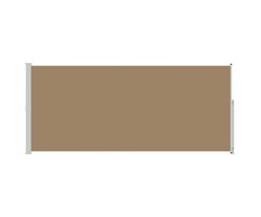 Vidaxl Seitenmarkise 180 x 500 cm Taupe - Ausziehbarer Sichtschutz - bis zu 41% Rabatt